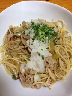 豚肉おろし和風パスタ-レシピのメイン写真