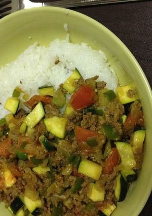 夏野菜のドライカレー-レシピのメイン写真