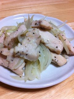 かんたんおつまみ♪やわらか鶏むね-レシピのメイン写真