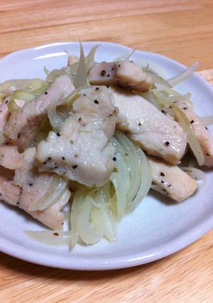 かんたんおつまみ♪やわらか鶏むね-レシピのメイン写真