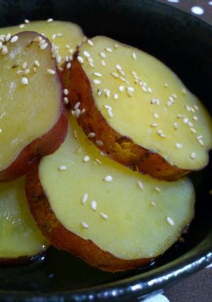 冷めても美味しい*サツマイモのはちみつ煮-レシピのメイン写真