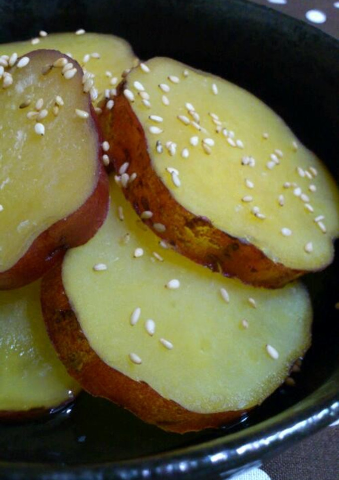 冷めても美味しい＊サツマイモのはちみつ煮-レシピのメイン写真