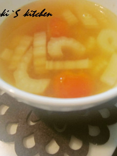 さっぱりのセロリとトマトのスープ#^^#-レシピのメイン写真