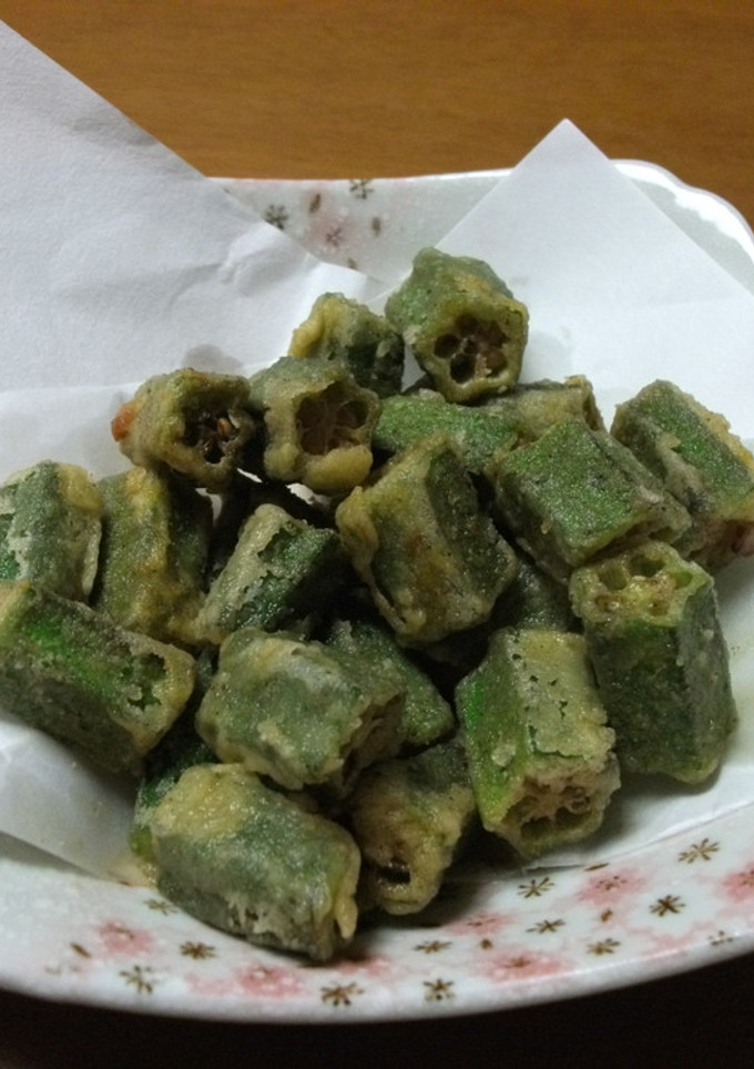 おくらのカレー揚げ-レシピのメイン写真