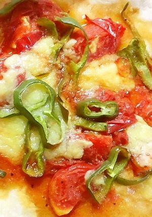 ベジタリアンのポテチーズピザ-レシピのメイン写真