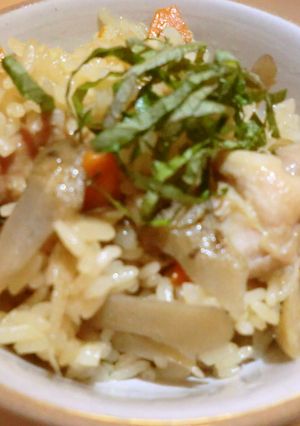 鶏ごぼうご飯-レシピのメイン写真