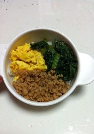 子どもも大好き、三色丼-レシピのメイン写真