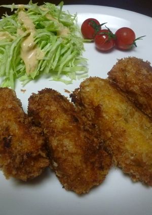 塩こんぶとかぼちゃのチーズコロッケ♪-レシピのメイン写真
