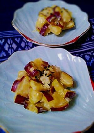 さつまいものハチミツ煮で偽鬼まんじゅう-レシピのメイン写真