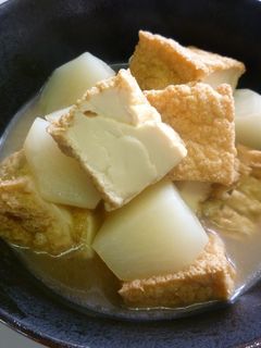 カブと厚揚げの煮物-レシピのメイン写真