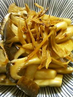 エリンギと干し生姜の焼き炒め-レシピのメイン写真