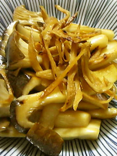 エリンギと干し生姜の焼き炒め-レシピのメイン写真