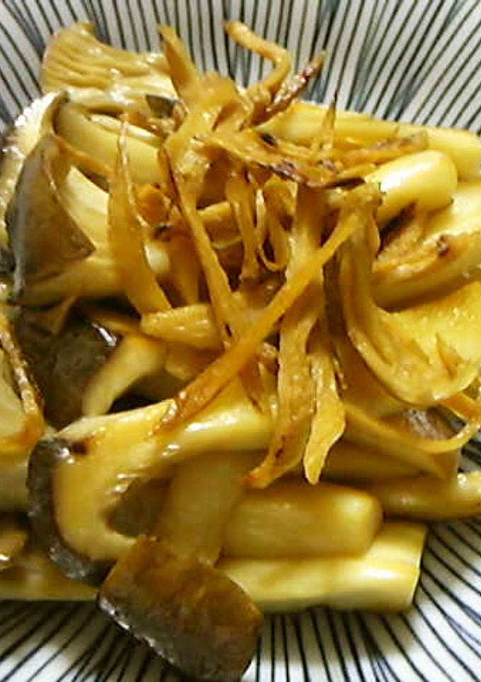 エリンギと干し生姜の焼き炒め-レシピのメイン写真