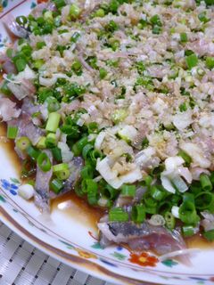 鯵(あじ)の刺身-レシピのメイン写真