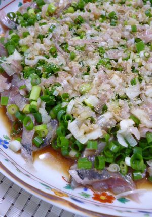 鯵(あじ)の刺身-レシピのメイン写真