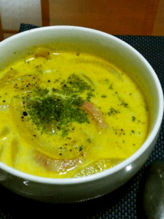 簡単♪玉ねぎのカレーミルクスープ-レシピのメイン写真