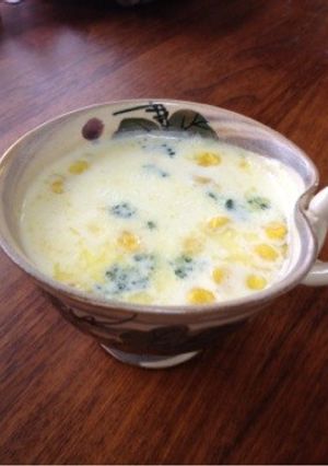 市販のカップスープを美味しく(*^^*)-レシピのメイン写真