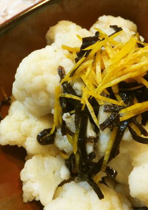 塩こんぶで♪カリフラワーのレモン和え☆-レシピのメイン写真