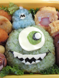 モンスターズインク☆マイク☆キャラ弁-レシピのメイン写真