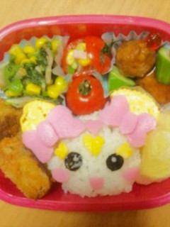 プリキュア☆キャンディのキャラ弁当-レシピのメイン写真