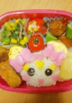 プリキュア☆キャンディのキャラ弁当-レシピのメイン写真