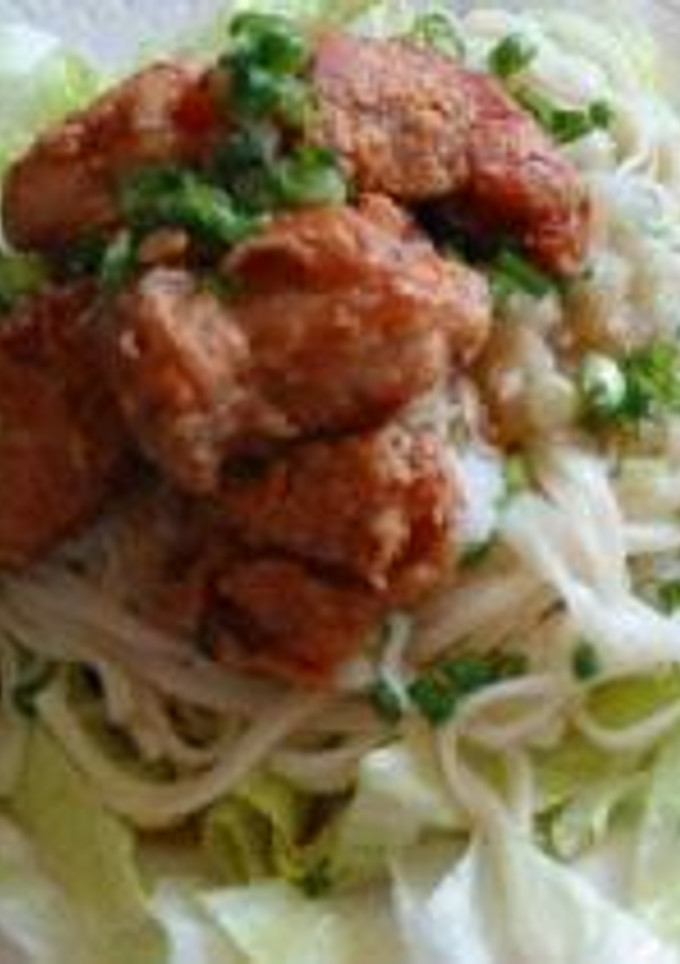 さわやか冷やし《から揚げ》うどん-レシピのメイン写真