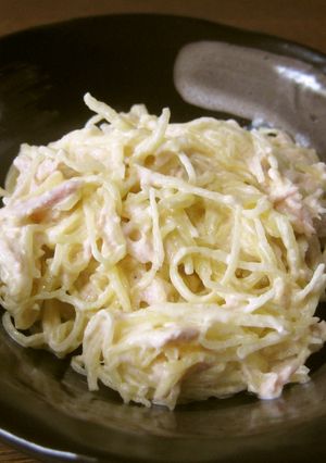 シャキッ♪そうめんかぼちゃのツナマヨあえ-レシピのメイン写真