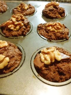 チョコとくるみのしっとりマフィン-レシピのメイン写真