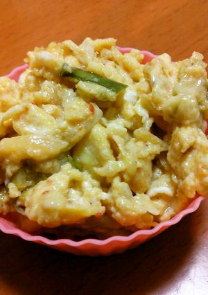 お弁当に♪簡単キムチーズ卵-レシピのメイン写真