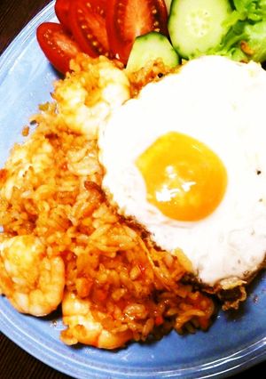 おうちで作る！海老入りナシゴレン風炒飯-レシピのメイン写真