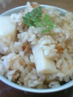 ツナたけのこご飯-レシピのメイン写真