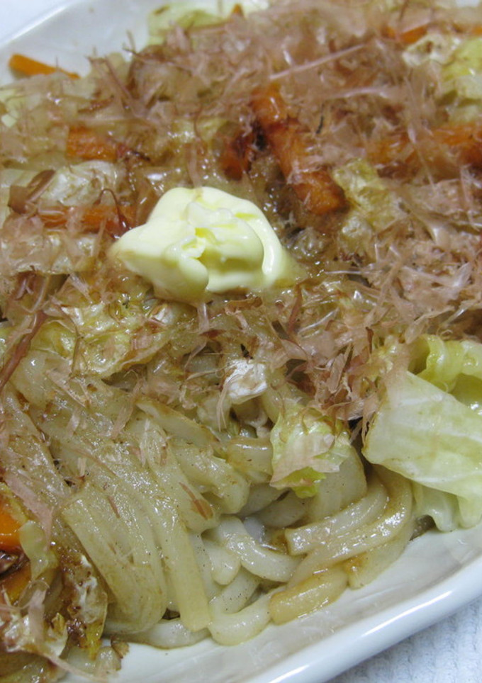 ＊バター風味としょうゆの焼きうどん＊-レシピのメイン写真