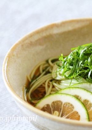 かぼすつゆ素麺-レシピのメイン写真