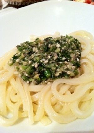 ズボラ☆オクラでネバネバうどん-レシピのメイン写真
