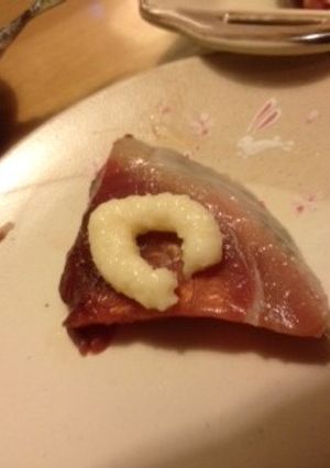 かつお刺身はにんにくチューブで-レシピのメイン写真