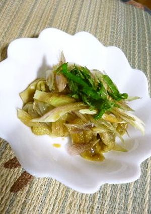 秋なすは嫁に食わすな!?茄子焼きです-レシピのメイン写真