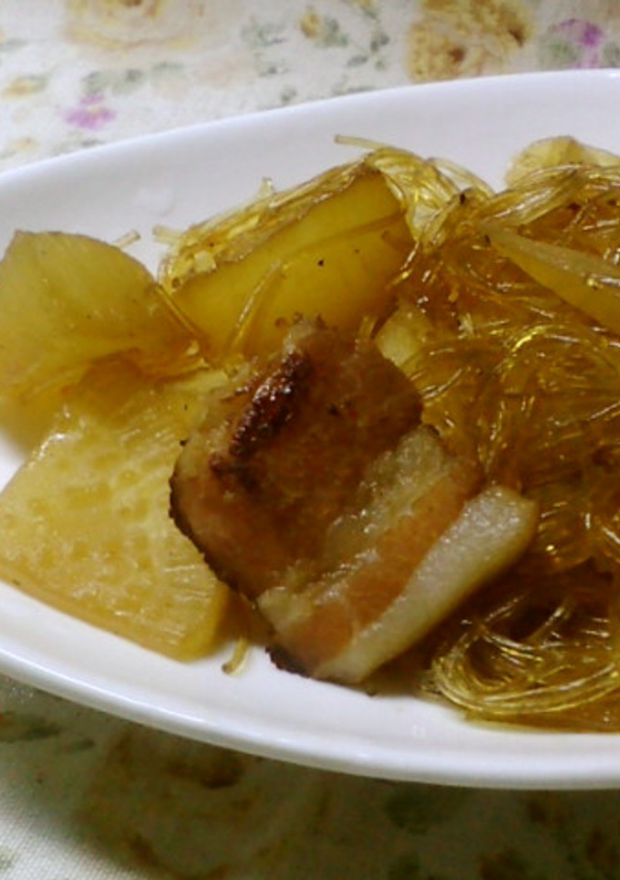 大根のすき焼き風春雨-レシピのメイン写真