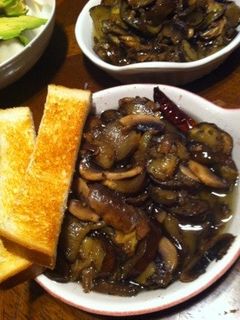 茄子とマッシュルームのアヒージョ-レシピのメイン写真