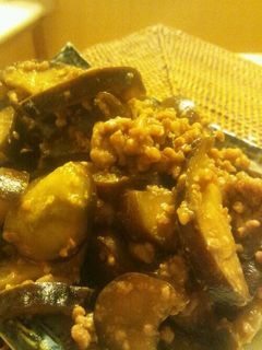 なすとひき肉のあま味噌炒め-レシピのメイン写真