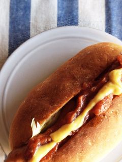 ホットドッグ☆豪華朝ごはん-レシピのメイン写真