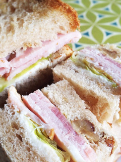 朝ごはん☆ハム&クリチサンドイッチ-レシピのメイン写真