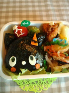 キャラ弁*黒猫noハロウィン弁当-レシピのメイン写真