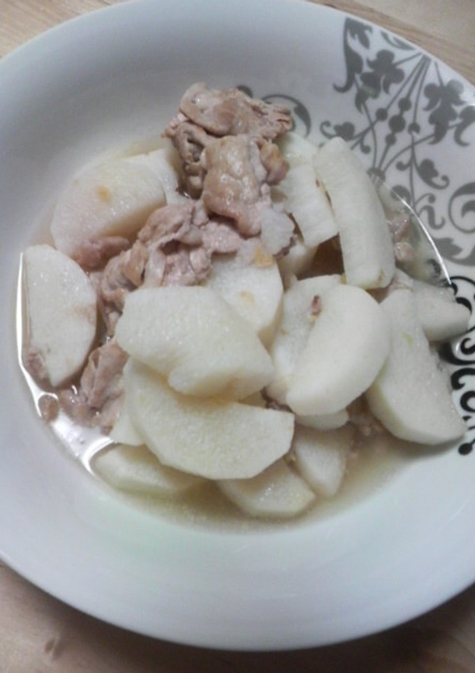山芋と豚肉の塩しょうが煮-レシピのメイン写真