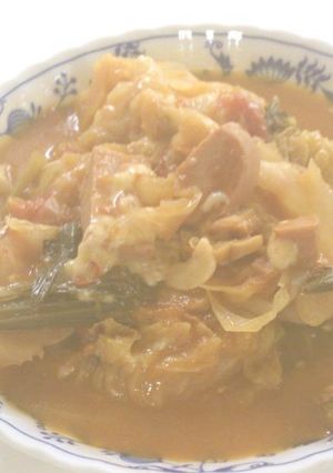超簡単★キャベツのトマトチーズ煮込み-レシピのメイン写真