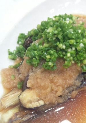 なすのねぎと大根おろしたっぷりのせ(〃∇-レシピのメイン写真