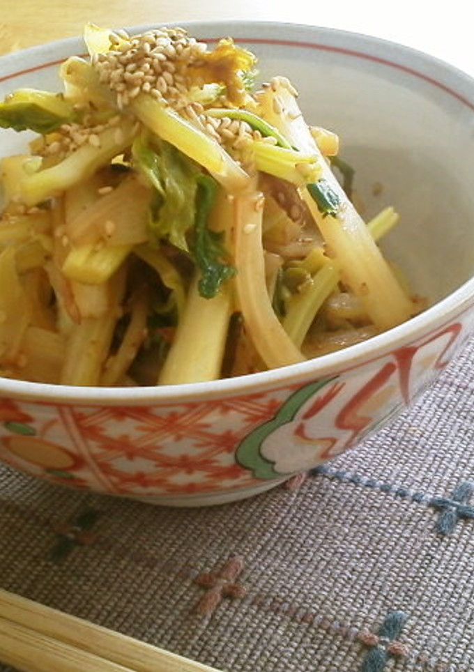 まるごと１本セロリのきんぴら-レシピのメイン写真