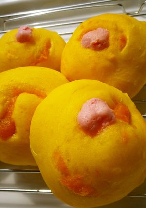 超ふんわり♪HBでかぼちゃのロールパン-レシピのメイン写真