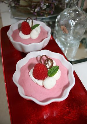 ラズベリームース♡イタリアンメレンゲ入り-レシピのメイン写真