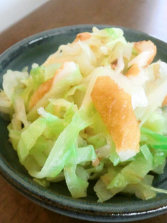 キャベツとちくわの鰹節風味-レシピのメイン写真
