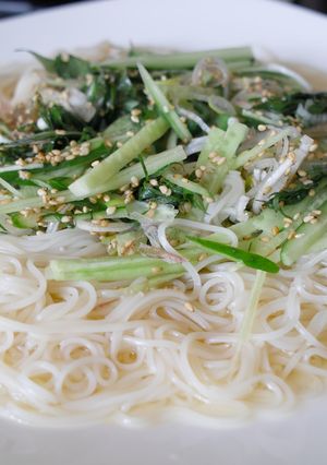 そうめん　プラスアルファ　-レシピのメイン写真